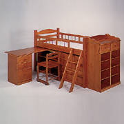 Wooden Bed Set (Lit en bois Set)