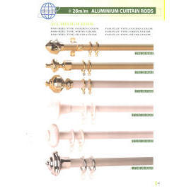 DIA. 28MM ALUMINIUM CURTAIN RODS (DIA. 28MM ALUMINIUM GARDINENSTANGEN)