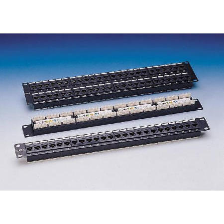 Cat.6/Cat.5e Unshielded Horizontal Patch Panels (Cat.6/Cat.5e Unshielded Horizontal Patch Panels)