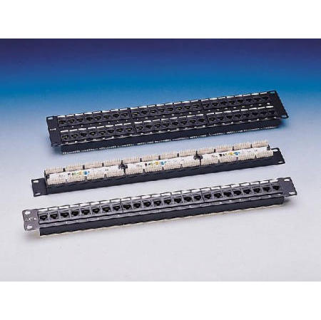 Cat.6/Cat.5e Unshielded Horizontal Patch Panels (Cat.6/Cat.5e Unshielded Horizontal Patch Panels)