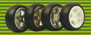 R/C Model Car Wheel for 1:10 Touring Car