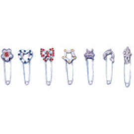 safety pin (motif type) (safety pin (motif type))