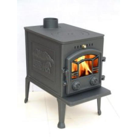 Cast Iron Wood Stove + Cleanburn System + Airwash System