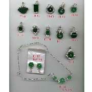 Jade Pendant; Ring; Earring