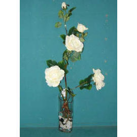 26``H ROSE IN GLASS VASE (26``H ROSE IN GLASS VASE)