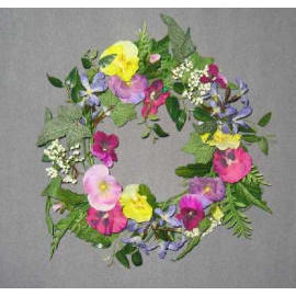 12`` PANSY WREATH (12``анютины глазки ВЕНОК)