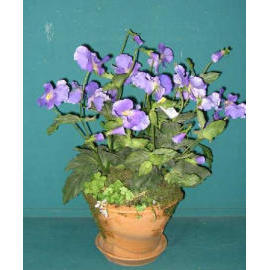 16``H PANSY IN POT (16``H PANSY EN POT)