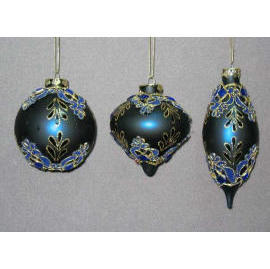 80MM GLASS ORNAMENT-3ASST (80MM GLASS ORNAMENT-3ASST)