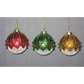 80MM GLASS BALL ORNAMENT