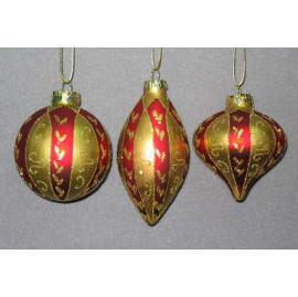 80MM GLASS ORNAMENT