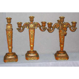 14.5``H POLYRESIN CANDLE HOLDER (14.5``H POLYRESIN CANDLE HOLDER)