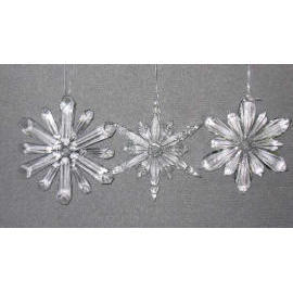 4.5`` ACRYLIC SNOWFLAKE ORNAMENT (4,5``АКРИЛОВЫЕ SNOWFLAKE ORNAMENT)