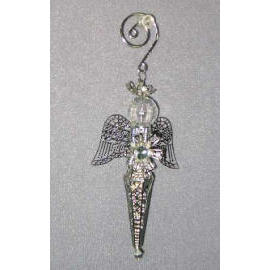 4`` ACRYLIC ANGEL ORNAMENT (4`` ACRYLIC ANGEL ORNAMENT)