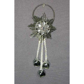 10.25`` DOOR HANGER ORNAMENT W/BELL (10.25``PORTE CINTRE ORNAMENT W / BELL)