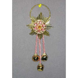 10.25`` DOOR HANGER ORNAMENT W/BELL (10.25``PORTE CINTRE ORNAMENT W / BELL)