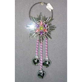 10.25`` DOOR HANGER ORNAMENT W/BELL (10,25``Türschild ORNAMENT W / BELL)