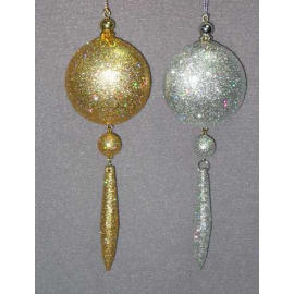 7`` ACRYLIC ORNAMENT W/GLITTER (7``ACRYLIQUE ORNAMENT W / GLITTER)