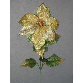 23``L POINSETTIA SPRAY (23``L Poinsettia SPRAY)