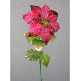 23``L POINSETTIA SPRAY (23``L Poinsettia SPRAY)