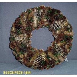 18``` PINECONE WREATH