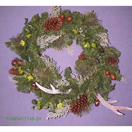 24`` DIA WREATH W/PINECONE (24``DIA WREATH W / PineCone)