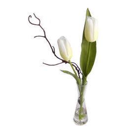 13``H TULIP IN VASE (13``H TULIPE EN VASE)