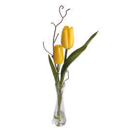 13``H TULIP IN VASE (13``H TULIP в вазе)