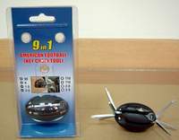 HAND TOOL-9 IN 1 AMERICAN FOOTBALL KEY CHAIN TOOL (HAND TOOL-9 IN 1 AMERICAN FOOTBALL KEY CHAIN TOOL)