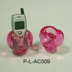 Acrylic mobile phone holder Heart (Acrylic mobile phone holder Heart)