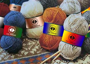  100% Mercerized Cotton Crocheting Yarns (100% coton mercerisé Crocheting Yarns)
