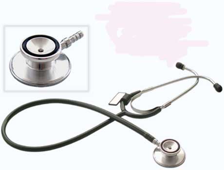  Single Head Aluminum Alloy Pediatric Stethoscope ( Single Head Aluminum Alloy Pediatric Stethoscope)