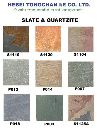  Slate Tiles, Quartzite, Stone Mosaic (Schiefer Fliesen, Quarzit, Stone Mosaic)