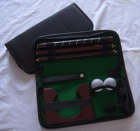  PU Or Leather Bag Executive Office Golf Putter Set