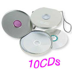  10CDs Tin Holder (10CDs Tin Holder)