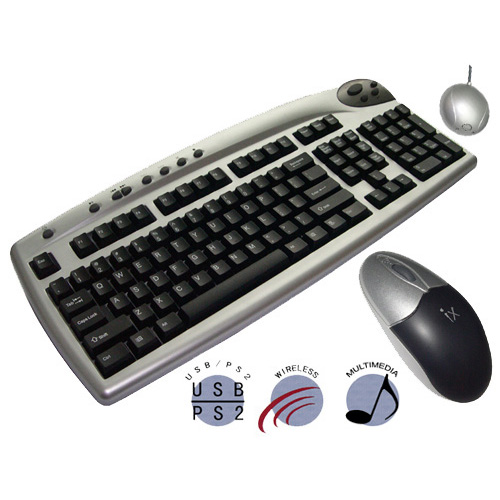  Multimedia Wireless Keyboard And Optical Mouse (Мультимедиа Беспроводная клавиатура и оптическая мышь)