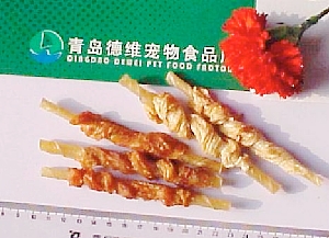  Dried Chicken Breast Meat With Cowskin Stick (Сушеные Куриная грудка Мясо с Cowskin Stick)