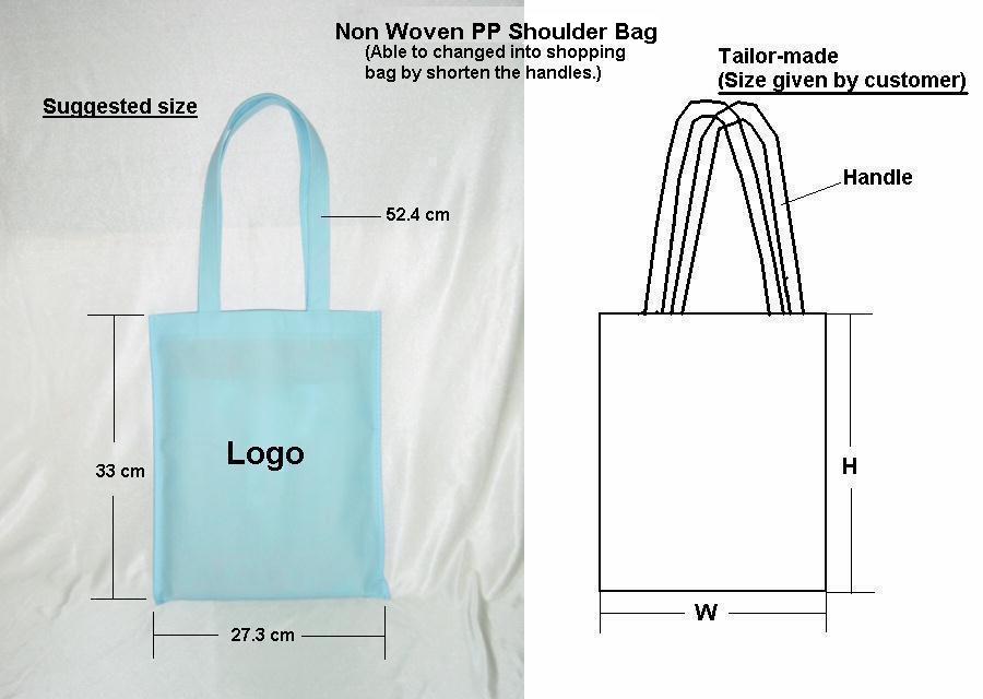 non woven carry bags sizes