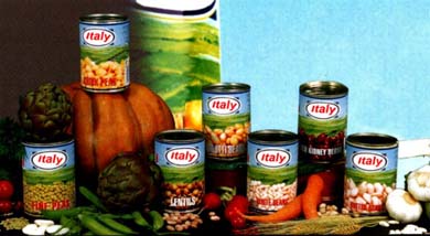  Italian Canned Vegetables And Legumes (Italien légumes en conserve et les légumineuses)