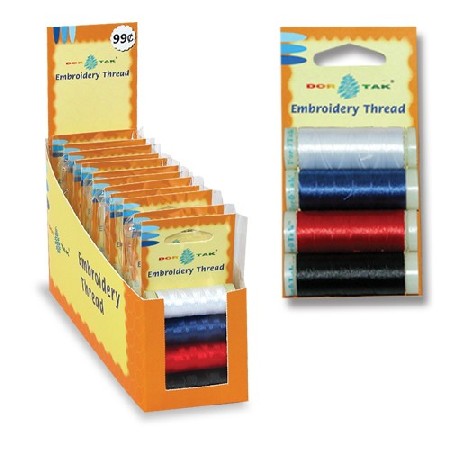  Handy Packs Of Embroidery Thread In Counter Display