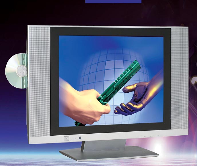  LCD TV With DVD Player ()
