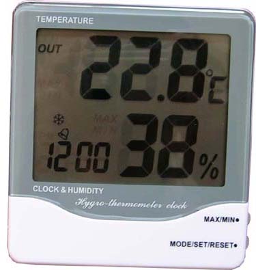 Digital Thermometer And Hygrometer Clock (Цифровой термометр и гигрометр Часы)