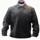  Leather Men`s Black Shirts