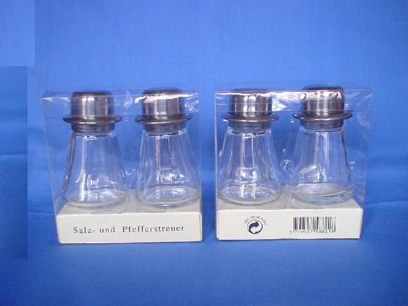 Glas Salz-und Pfefferstreuer (Glas Salz-und Pfefferstreuer)