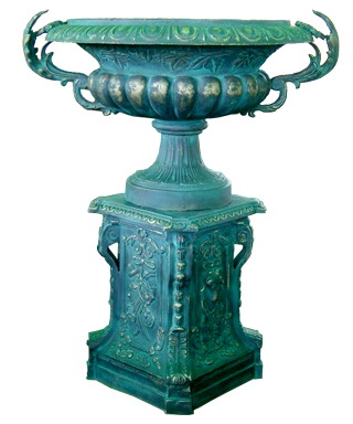  Cast Iron Flower Pot, Urn, Planter ( Cast Iron Flower Pot, Urn, Planter)