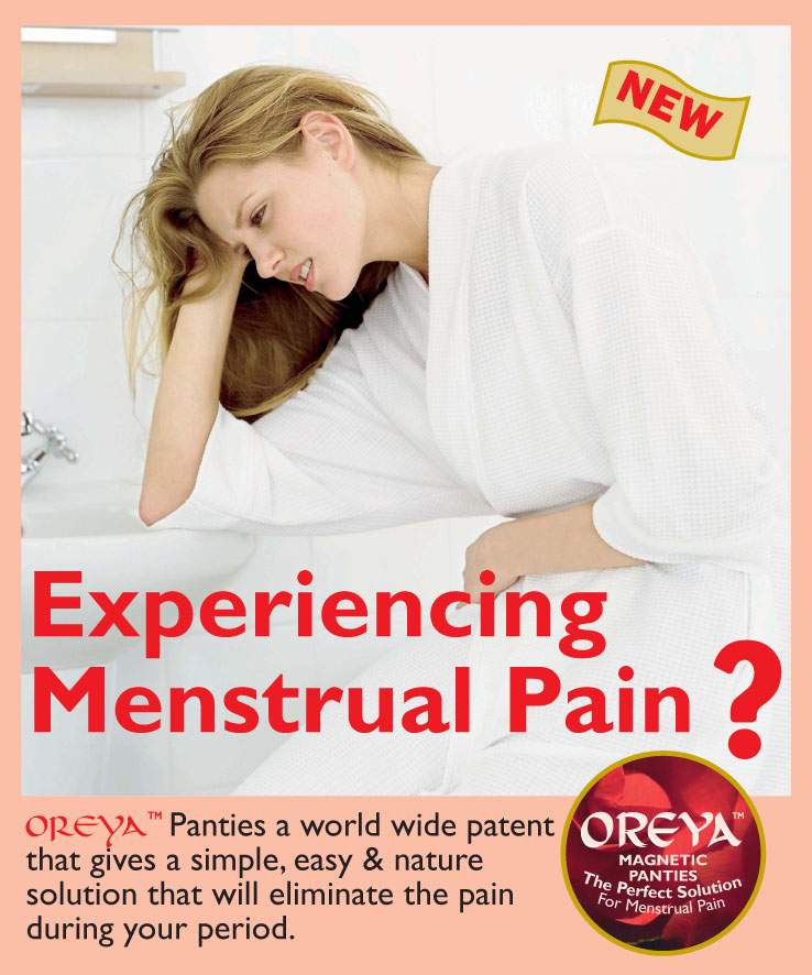  Oreya Magnetic Panties : The Perfect Solution For Menstrual Pain