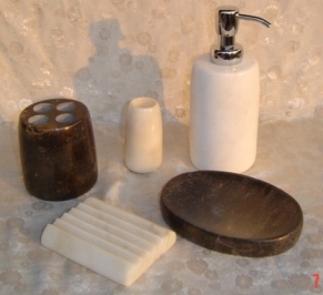  Stone Bathroom Set (Pierre Salle de bains Set)