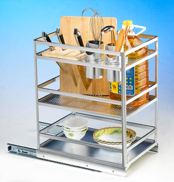  Aluminum Pull-out Basket (Aluminum Pull-out Basket)