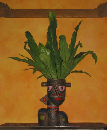 Terracotta Face Planter (Терракотовая F e Planter)