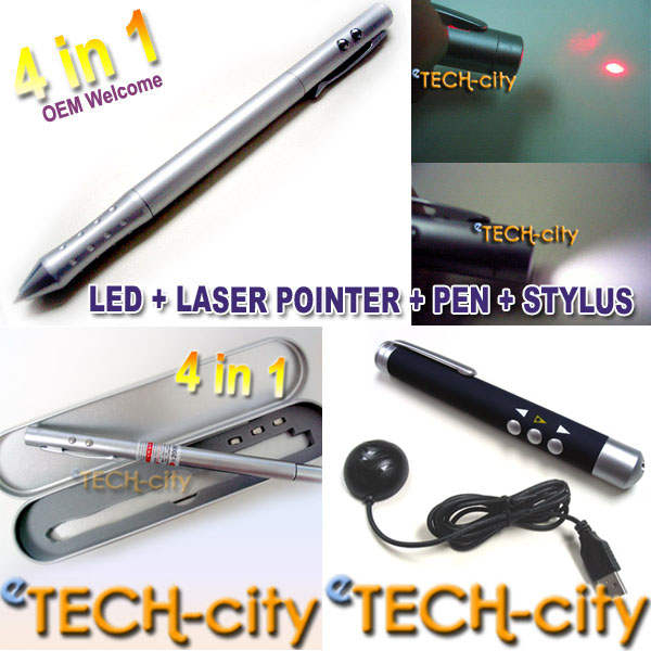  4 In 1 Laser Pointer And LED Light And Ball Pen And Antenna Pointer ( 4 In 1 Laser Pointer And LED Light And Ball Pen And Antenna Pointer)