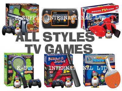  Video TV Game, Tennis, Ping Pong, Boxing, Baseball, Joystick